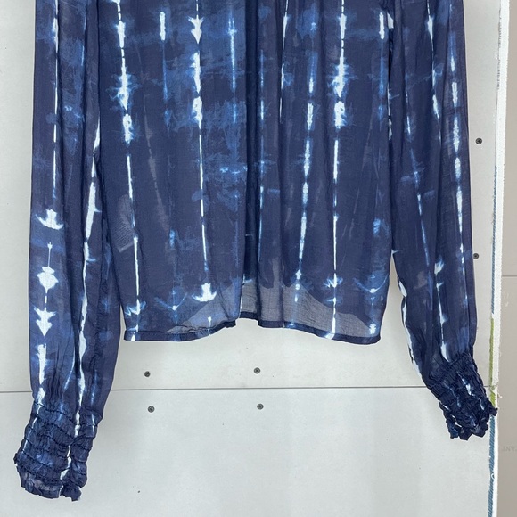 Anthropologie Cloth & Stone Tie Dye Blouse - Picture 6 of 10